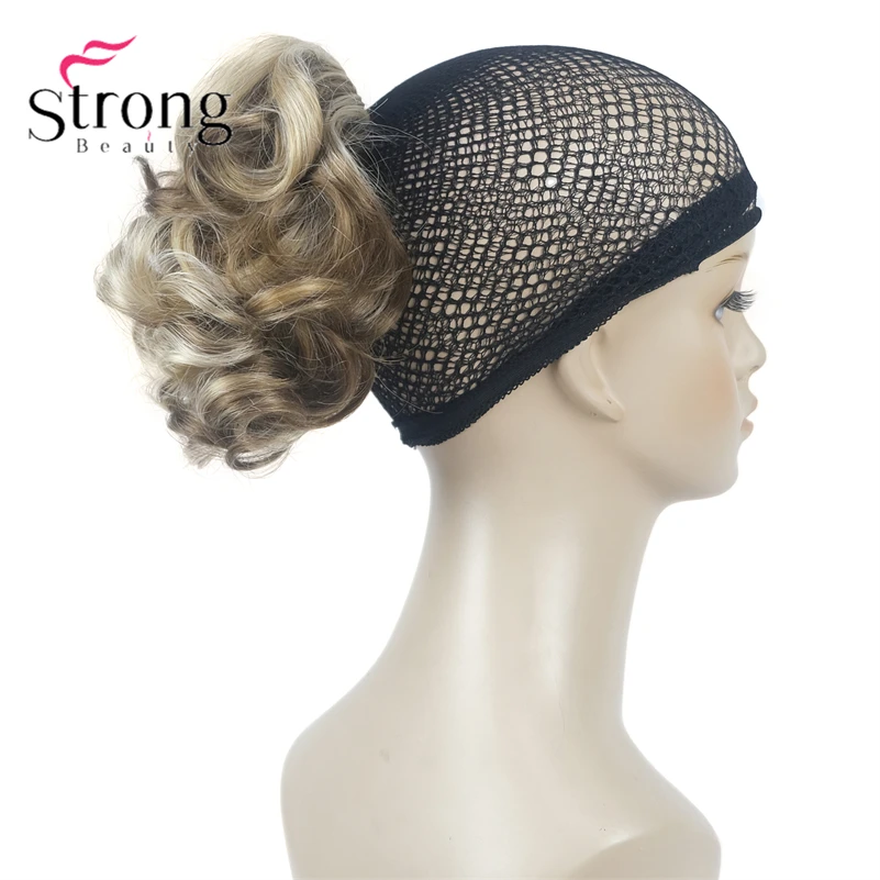 StrongBeauty Silver Short Natural Wave Ponytail Hair Extension With Claw Clip In Hairpiece COLOUR CHOICES