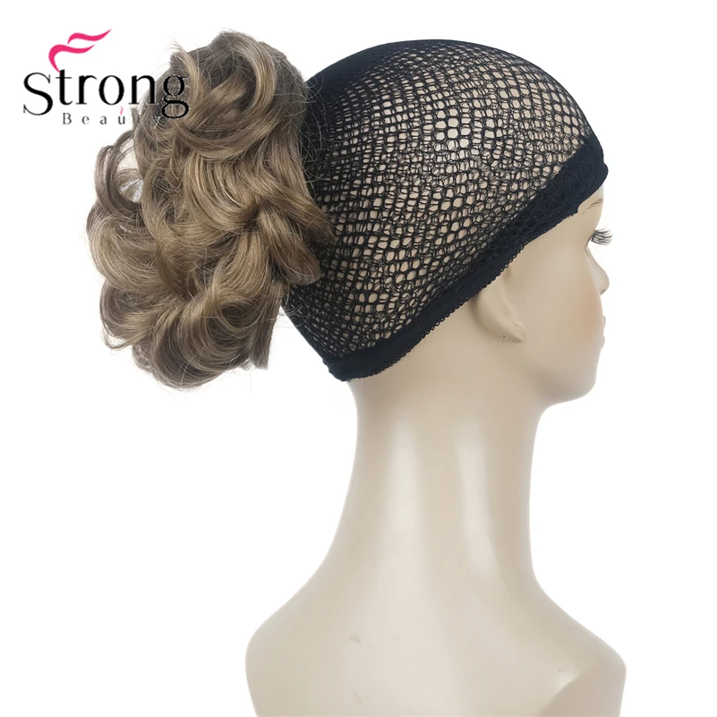 StrongBeauty Silver Short Natural Wave Ponytail Hair Extension With Claw Clip In Hairpiece COLOUR CHOICES