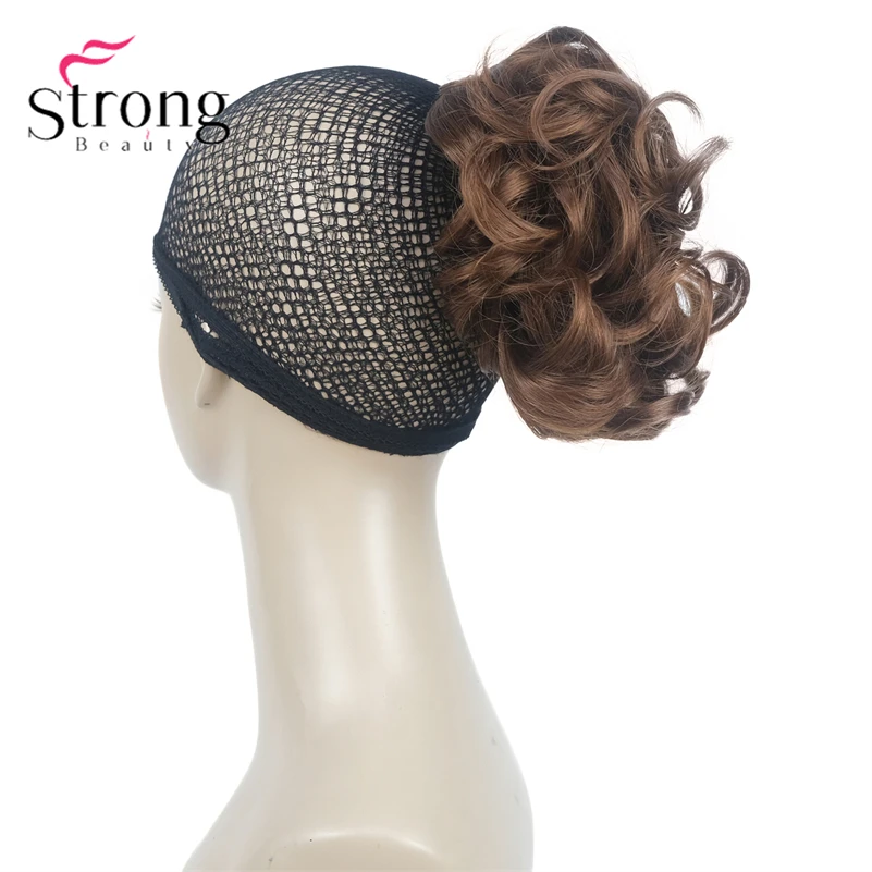 StrongBeauty Silver Short Natural Wave Ponytail Hair Extension With Claw Clip In Hairpiece COLOUR CHOICES