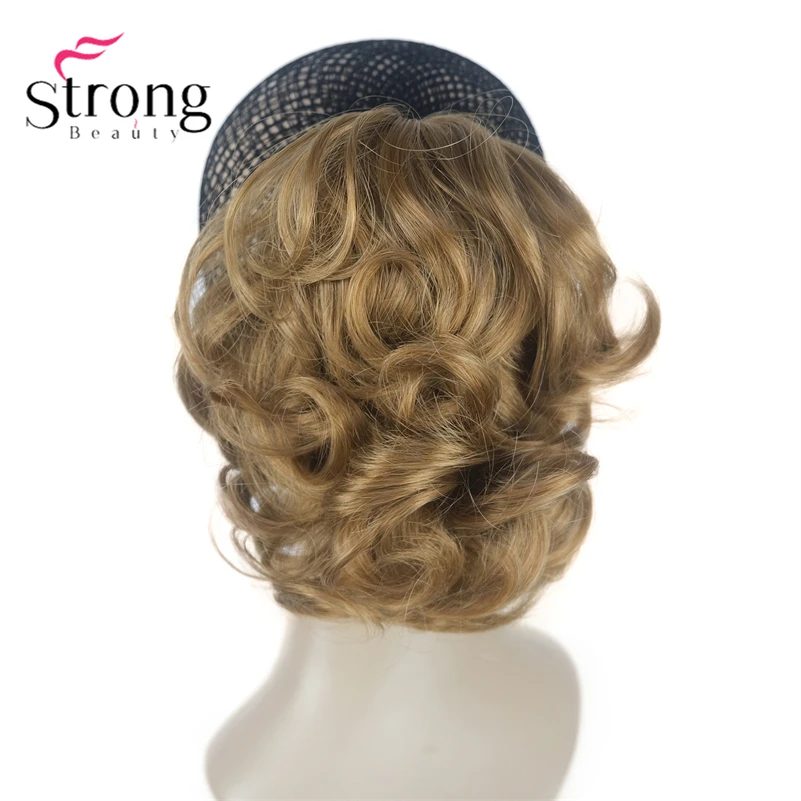 StrongBeauty Silver Short Natural Wave Ponytail Hair Extension With Claw Clip In Hairpiece COLOUR CHOICES