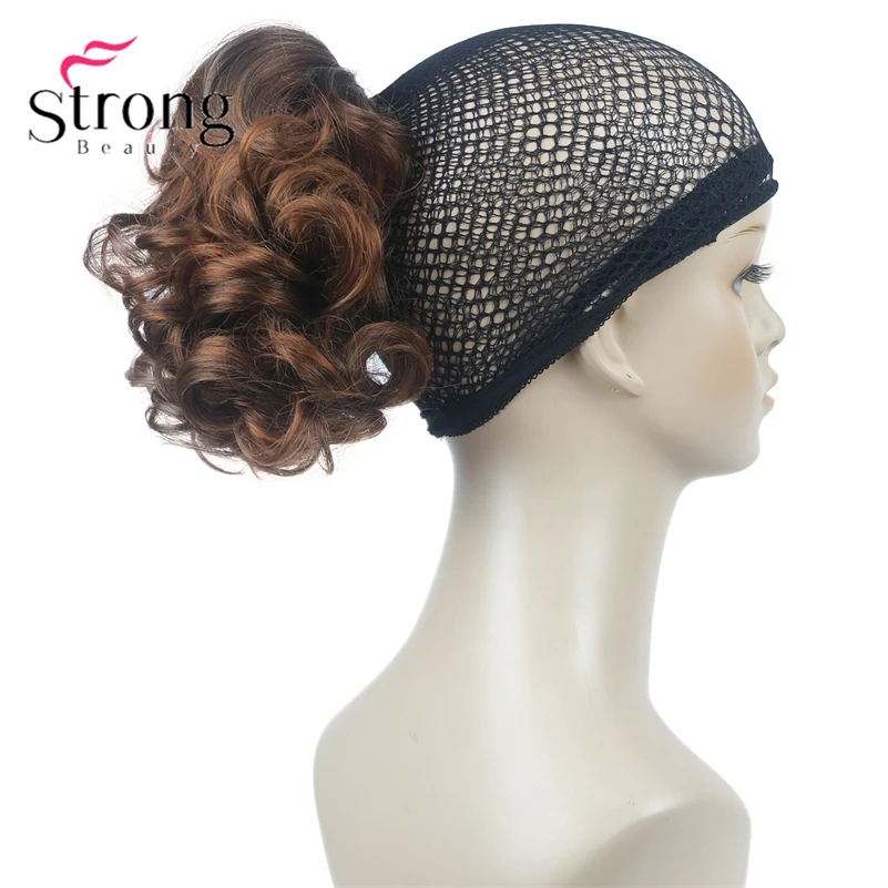 StrongBeauty Silver Short Natural Wave Ponytail Hair Extension With Claw Clip In Hairpiece COLOUR CHOICES