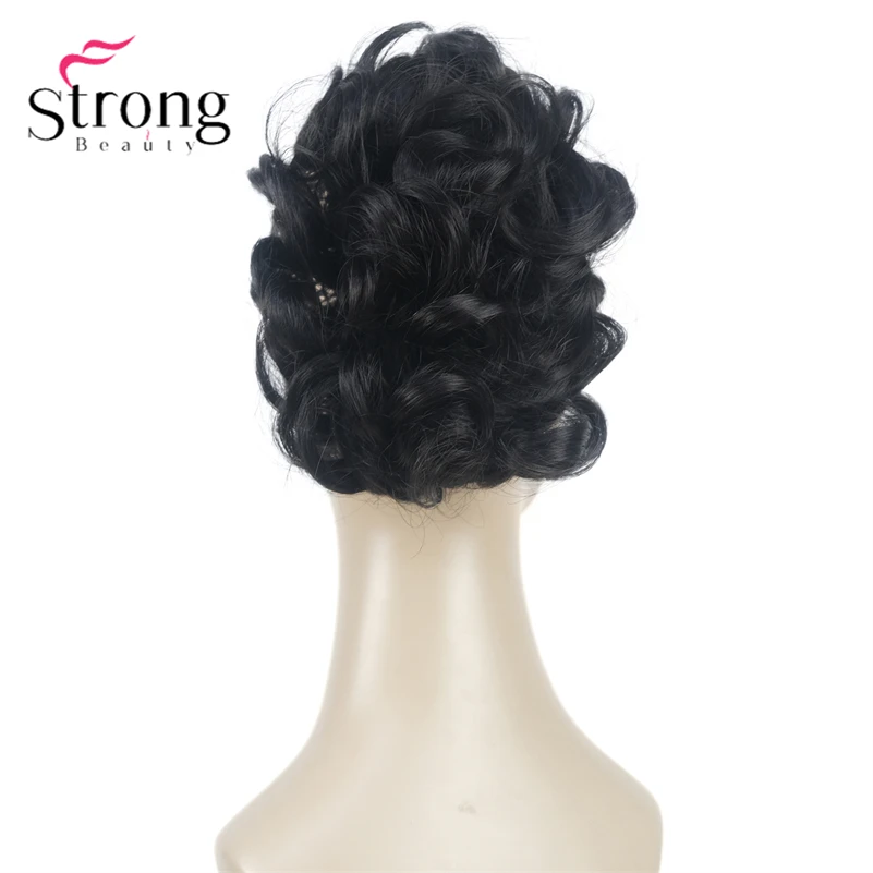 StrongBeauty Silver Short Natural Wave Ponytail Hair Extension With Claw Clip In Hairpiece COLOUR CHOICES