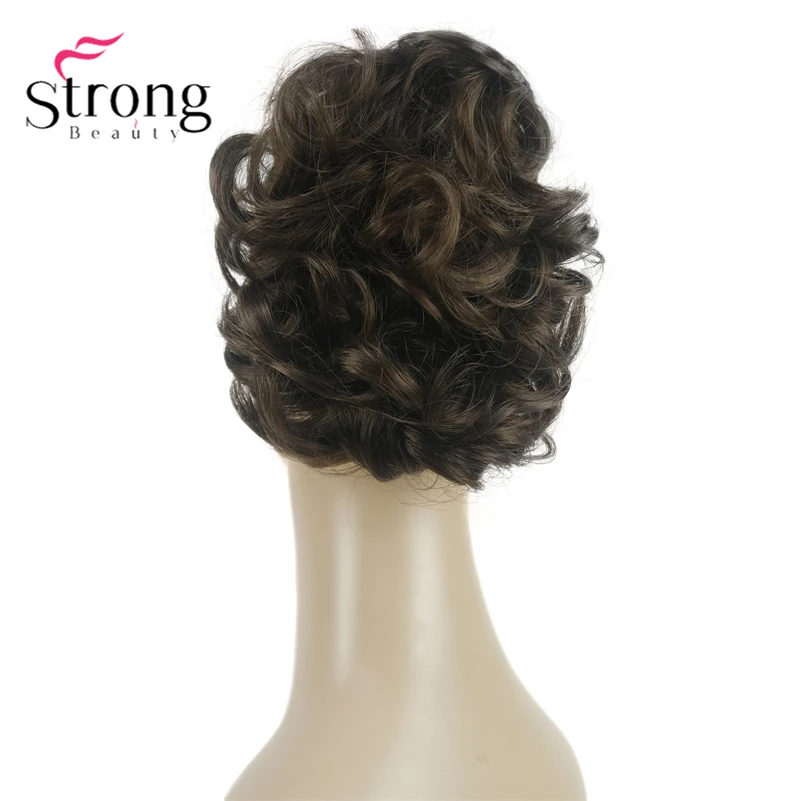 StrongBeauty Silver Short Natural Wave Ponytail Hair Extension With Claw Clip In Hairpiece COLOUR CHOICES