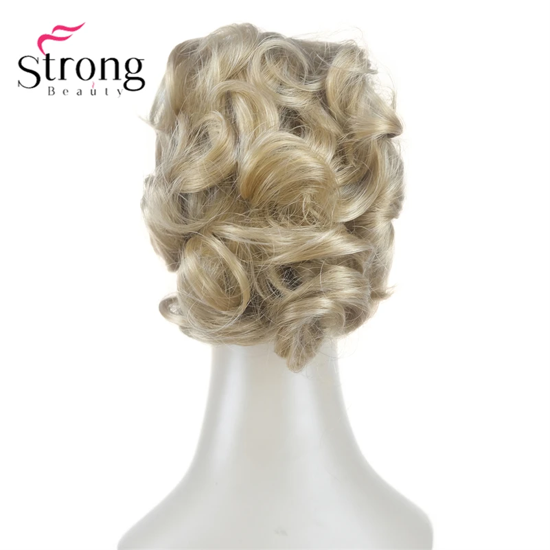 StrongBeauty Silver Short Natural Wave Ponytail Hair Extension With Claw Clip In Hairpiece COLOUR CHOICES