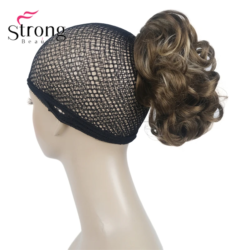 StrongBeauty Silver Short Natural Wave Ponytail Hair Extension With Claw Clip In Hairpiece COLOUR CHOICES