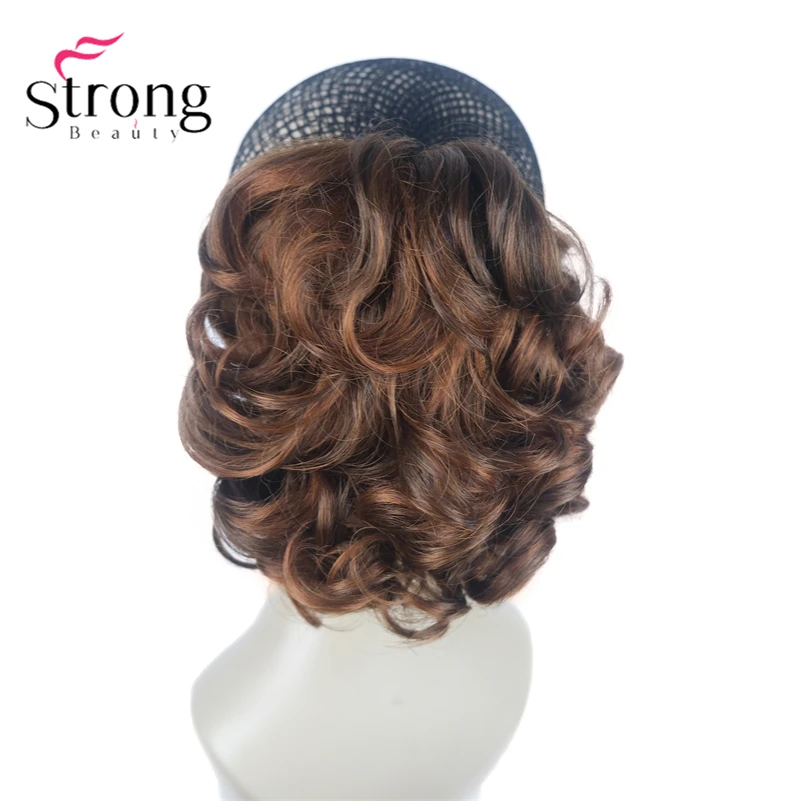 StrongBeauty Silver Short Natural Wave Ponytail Hair Extension With Claw Clip In Hairpiece COLOUR CHOICES
