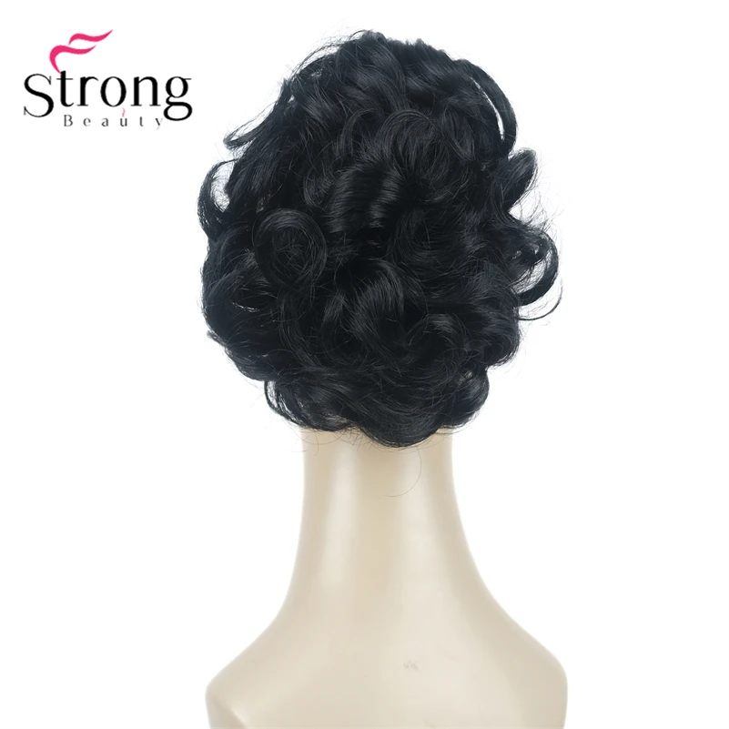 StrongBeauty Silver Short Natural Wave Ponytail Hair Extension With Claw Clip In Hairpiece COLOUR CHOICES