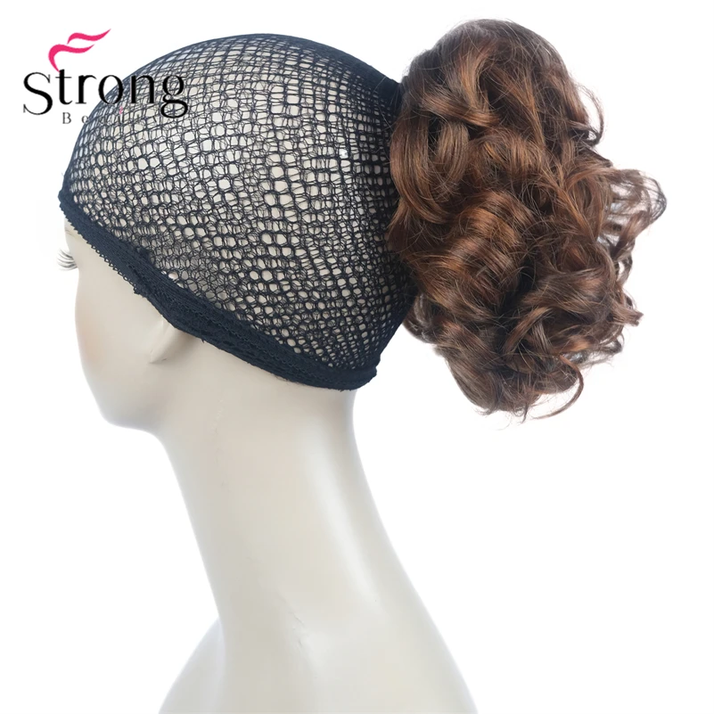 StrongBeauty Silver Short Natural Wave Ponytail Hair Extension With Claw Clip In Hairpiece COLOUR CHOICES