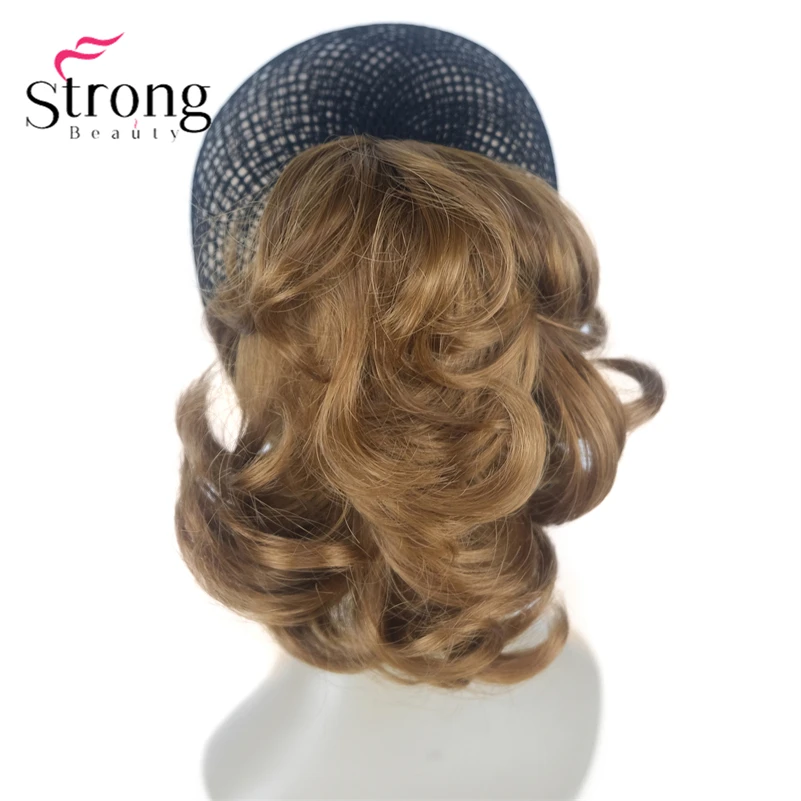 StrongBeauty Silver Short Natural Wave Ponytail Hair Extension With Claw Clip In Hairpiece COLOUR CHOICES