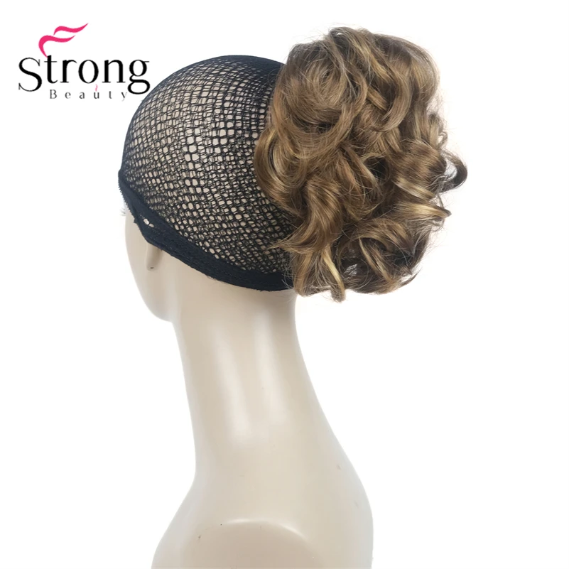 StrongBeauty Silver Short Natural Wave Ponytail Hair Extension With Claw Clip In Hairpiece COLOUR CHOICES