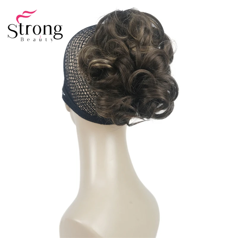 StrongBeauty Silver Short Natural Wave Ponytail Hair Extension With Claw Clip In Hairpiece COLOUR CHOICES