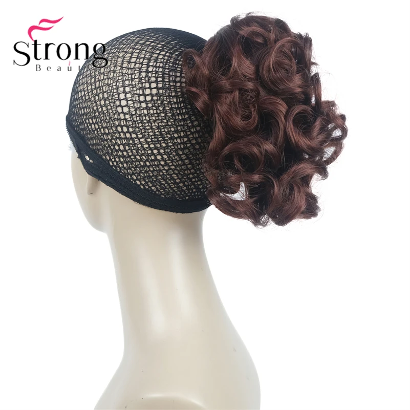 StrongBeauty Silver Short Natural Wave Ponytail Hair Extension With Claw Clip In Hairpiece COLOUR CHOICES
