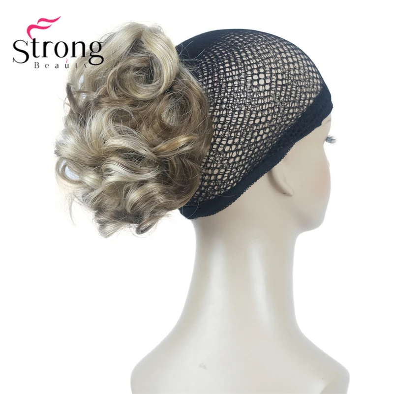StrongBeauty Silver Short Natural Wave Ponytail Hair Extension With Claw Clip In Hairpiece COLOUR CHOICES