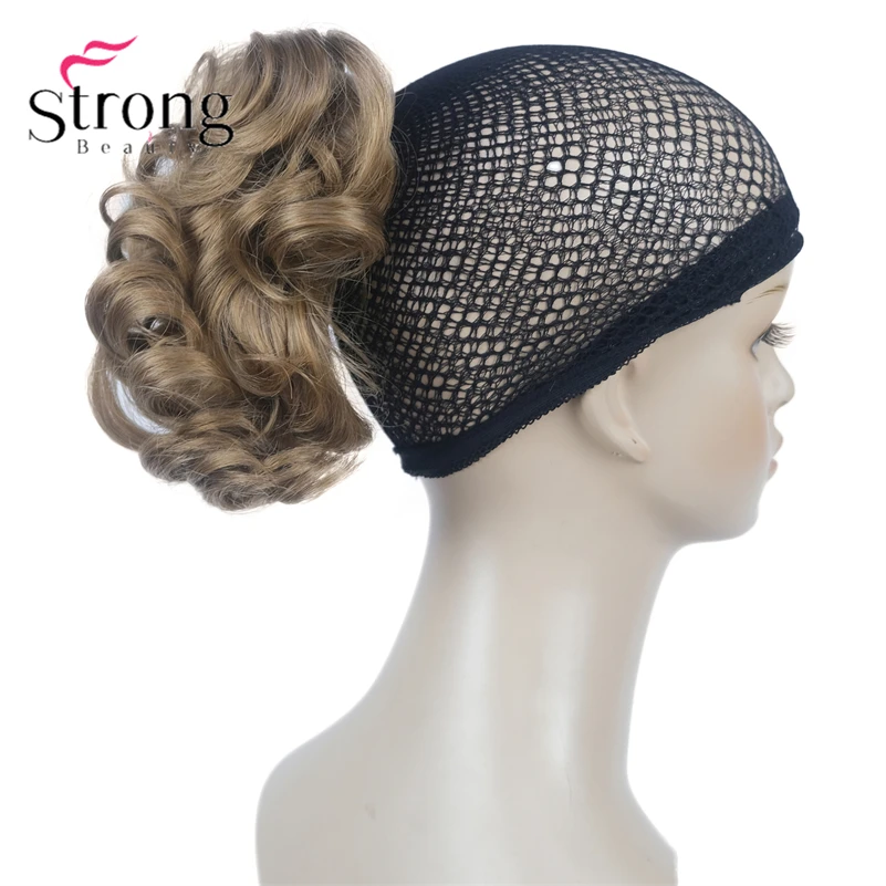 StrongBeauty Silver Short Natural Wave Ponytail Hair Extension With Claw Clip In Hairpiece COLOUR CHOICES