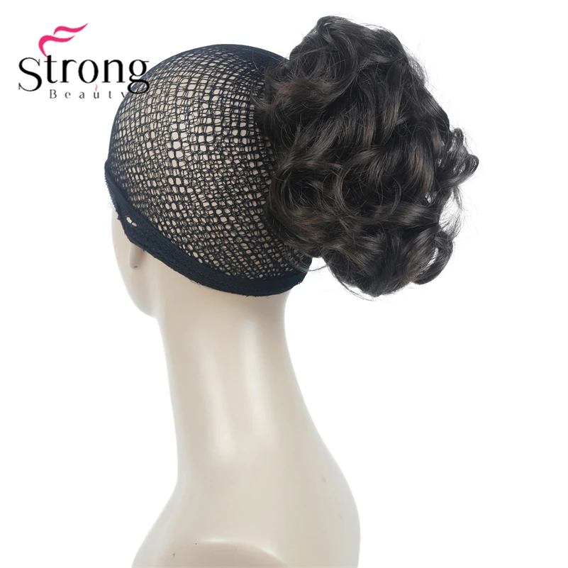 StrongBeauty Silver Short Natural Wave Ponytail Hair Extension With Claw Clip In Hairpiece COLOUR CHOICES