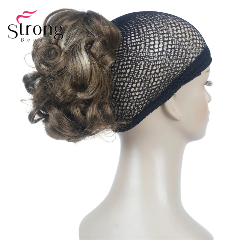 StrongBeauty Silver Short Natural Wave Ponytail Hair Extension With Claw Clip In Hairpiece COLOUR CHOICES