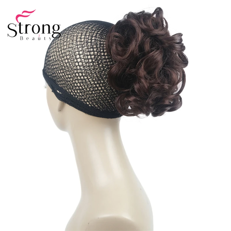 StrongBeauty Silver Short Natural Wave Ponytail Hair Extension With Claw Clip In Hairpiece COLOUR CHOICES
