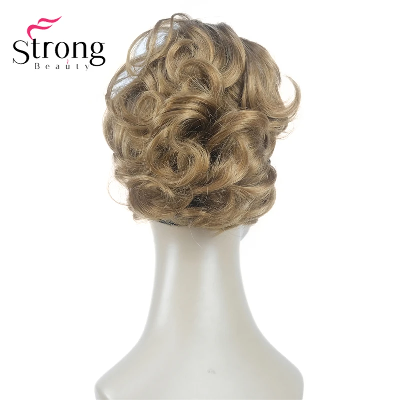 StrongBeauty Silver Short Natural Wave Ponytail Hair Extension With Claw Clip In Hairpiece COLOUR CHOICES