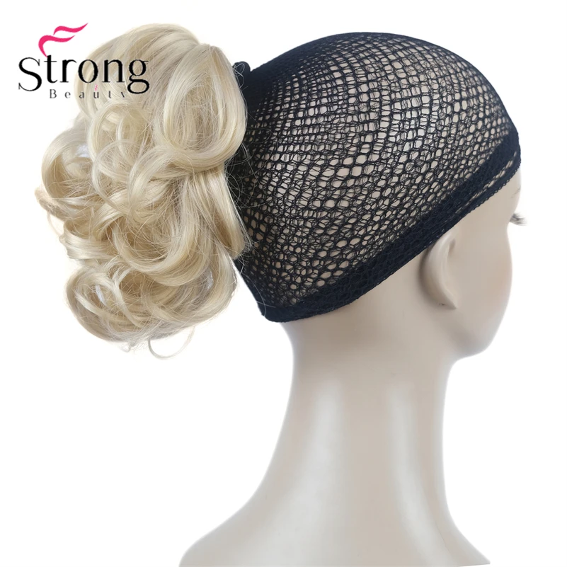 StrongBeauty Silver Short Natural Wave Ponytail Hair Extension With Claw Clip In Hairpiece COLOUR CHOICES