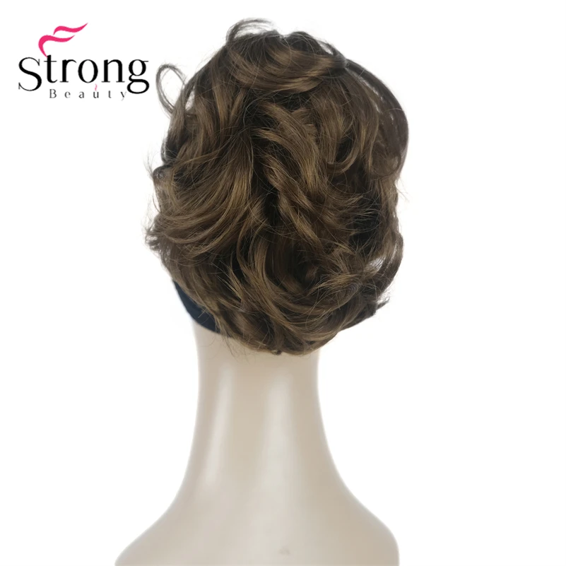 StrongBeauty Silver Short Natural Wave Ponytail Hair Extension With Claw Clip In Hairpiece COLOUR CHOICES