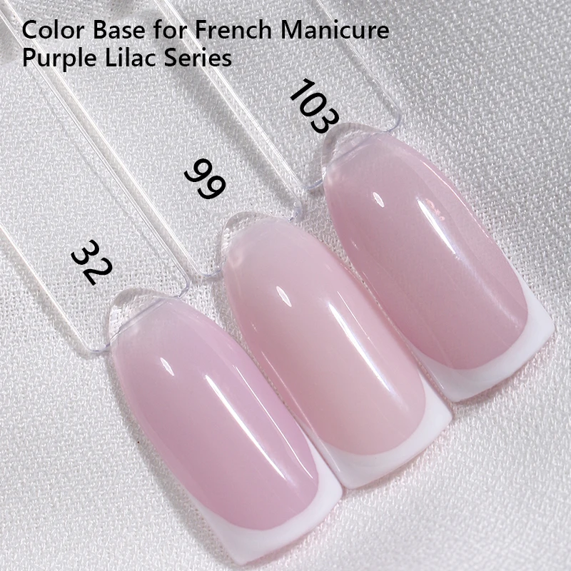 MSHARE Milky Rose Rubber Gel Camouflage for Nails Base Nail Gel Color Coat 10ml UV LED Gel