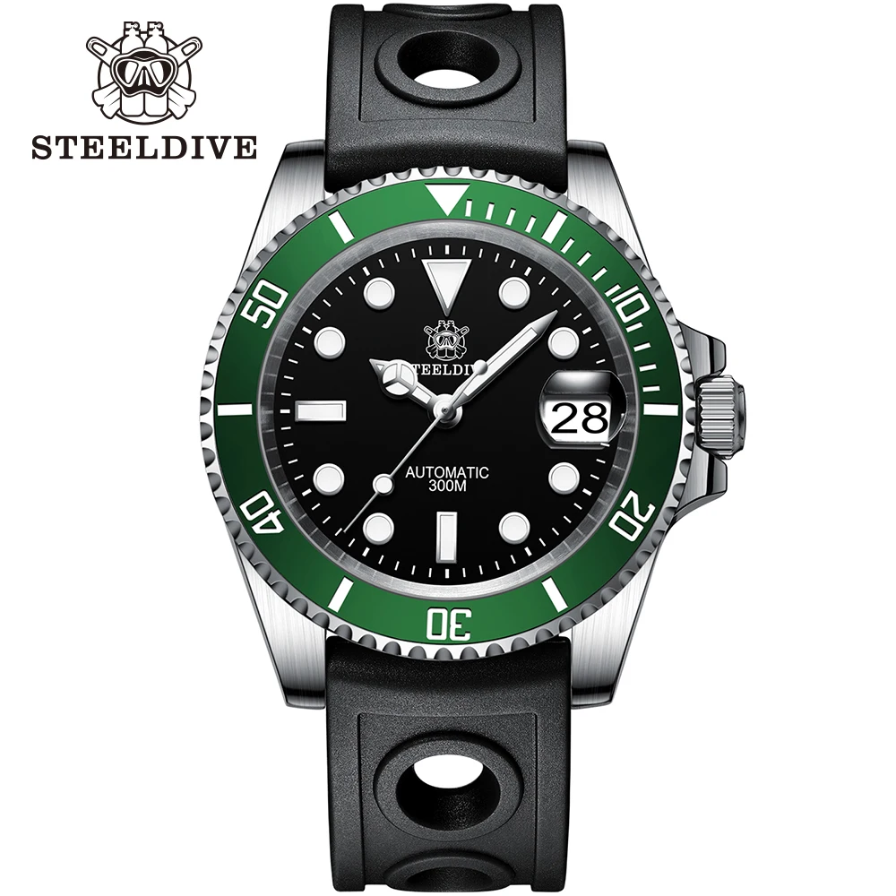 SD1953 Steeldive Brand 2022 Men Mechanical Wristwatch 41mm Stainless Steel Men Watch NH35 Sapphire Glass Men Watches