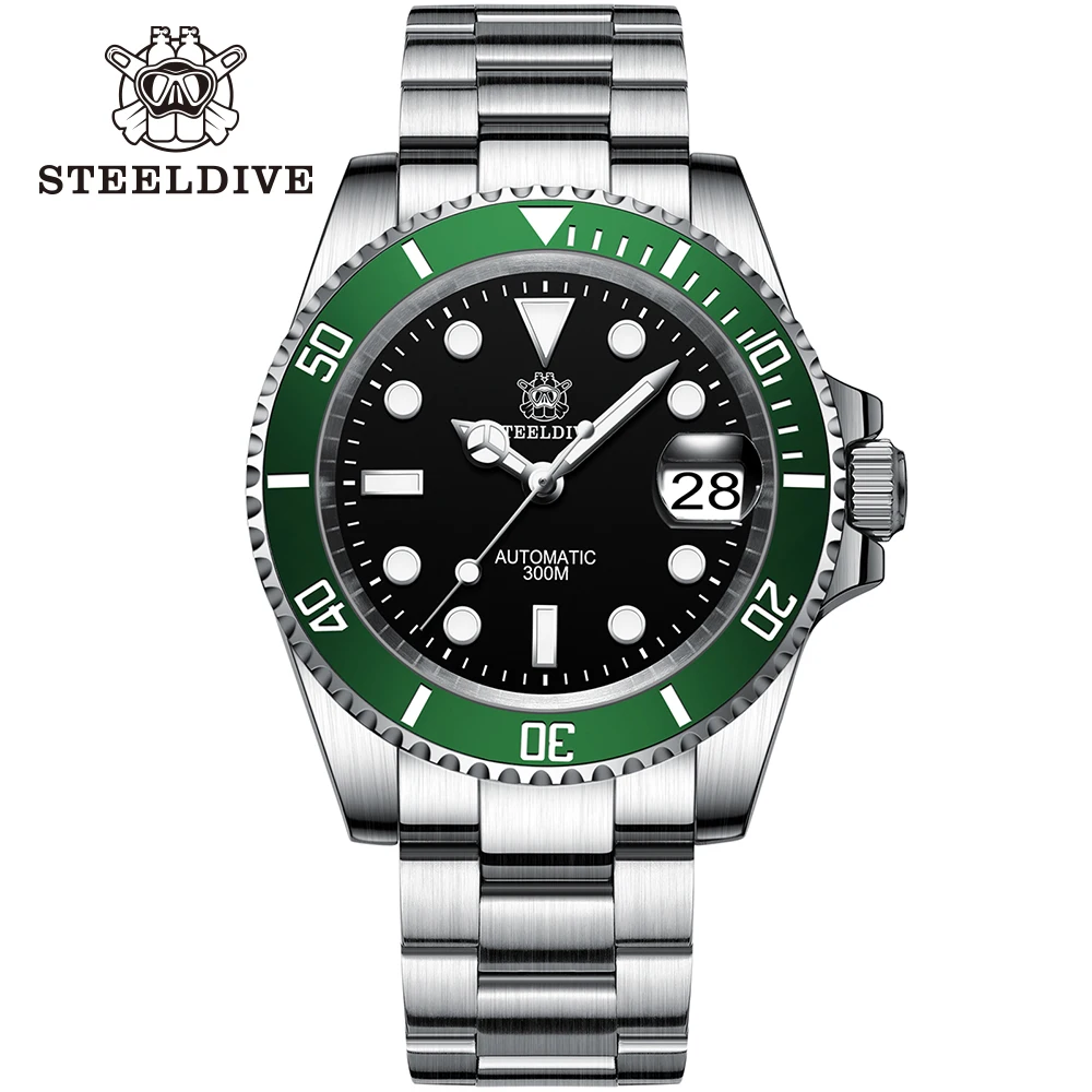 SD1953 Steeldive Brand 2022 Men Mechanical Wristwatch 41mm Stainless Steel Men Watch NH35 Sapphire Glass Men Watches