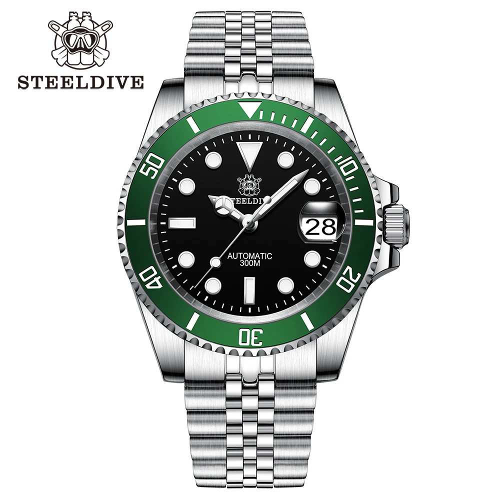 SD1953 Steeldive Brand 2022 Men Mechanical Wristwatch 41mm Stainless Steel Men Watch NH35 Sapphire Glass Men Watches