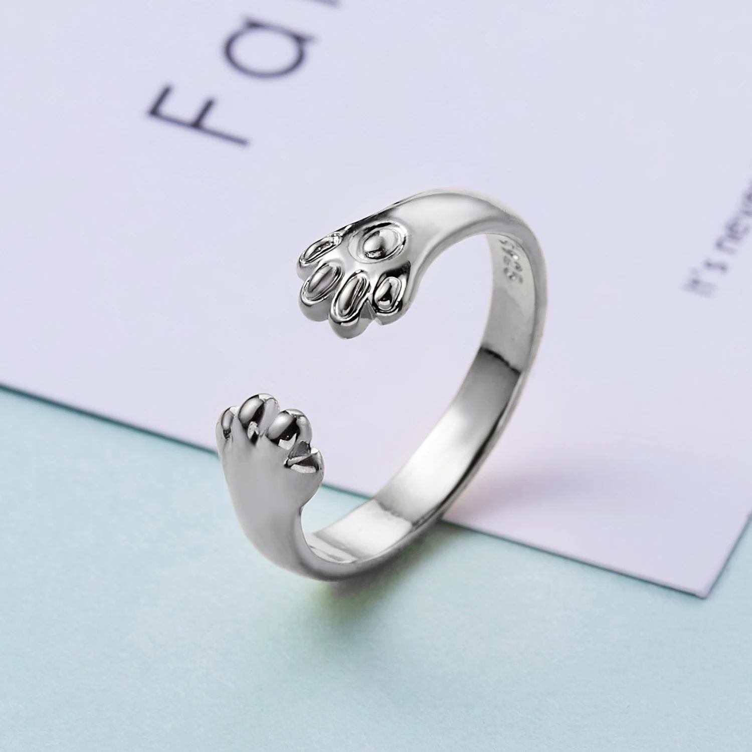 Vintage Chic Rabbit Animal Knuckle Rings for Women Charm Gothic Punk Frog Cat Octopus Opening Finger Rings Fashion Jewelry