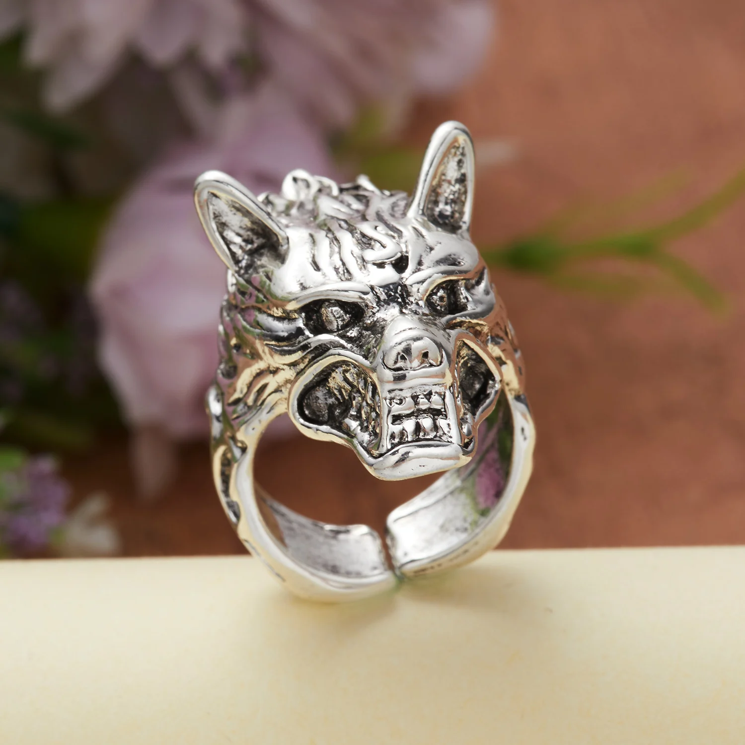 Vintage Chic Rabbit Animal Knuckle Rings for Women Charm Gothic Punk Frog Cat Octopus Opening Finger Rings Fashion Jewelry