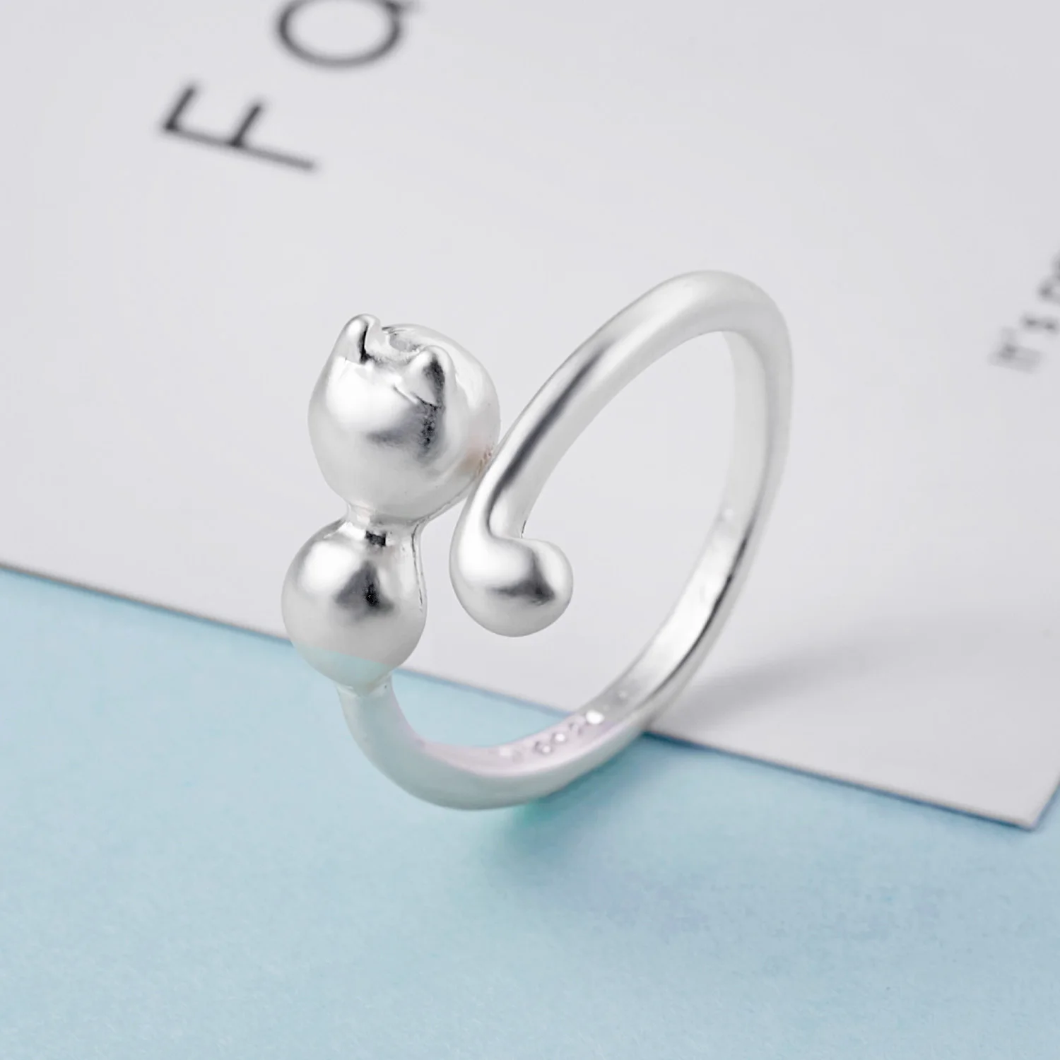 Vintage Chic Rabbit Animal Knuckle Rings for Women Charm Gothic Punk Frog Cat Octopus Opening Finger Rings Fashion Jewelry