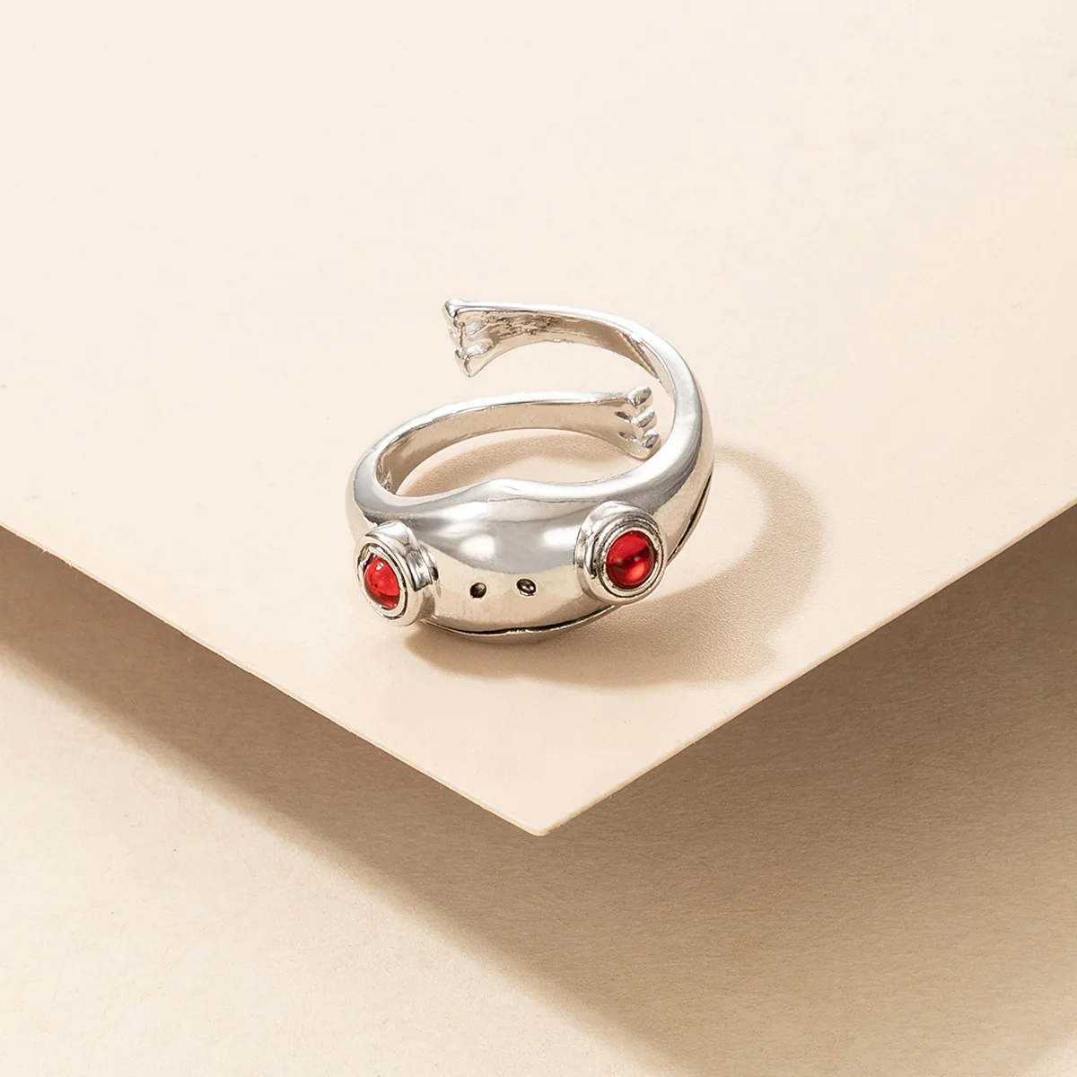 Vintage Chic Rabbit Animal Knuckle Rings for Women Charm Gothic Punk Frog Cat Octopus Opening Finger Rings Fashion Jewelry