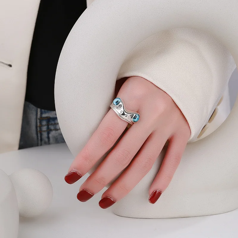 Vintage Chic Rabbit Animal Knuckle Rings for Women Charm Gothic Punk Frog Cat Octopus Opening Finger Rings Fashion Jewelry