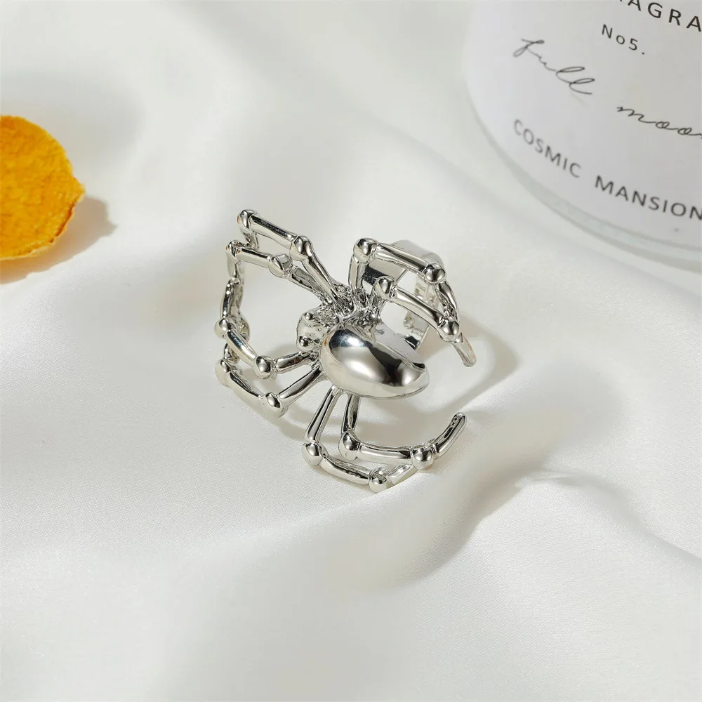 Vintage Chic Rabbit Animal Knuckle Rings for Women Charm Gothic Punk Frog Cat Octopus Opening Finger Rings Fashion Jewelry