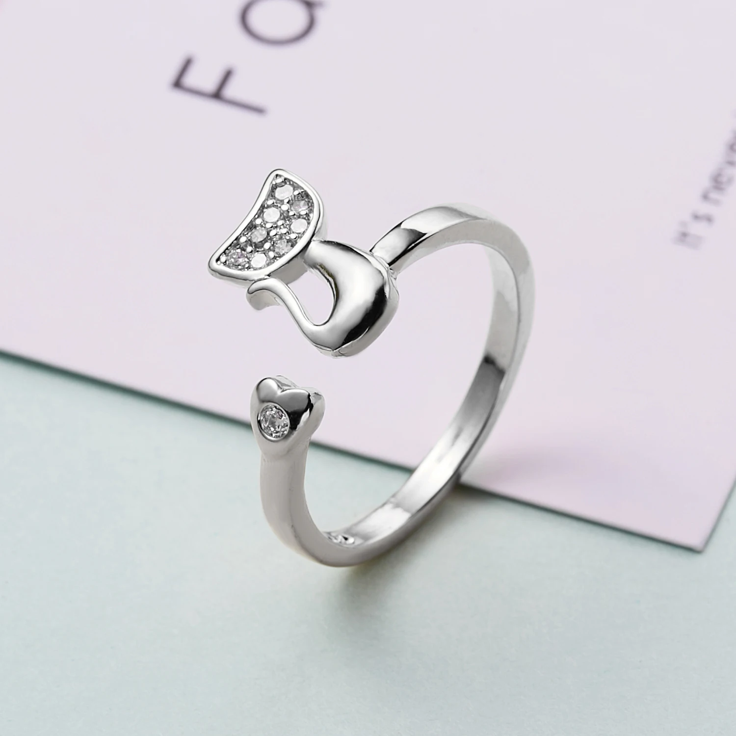 Vintage Chic Rabbit Animal Knuckle Rings for Women Charm Gothic Punk Frog Cat Octopus Opening Finger Rings Fashion Jewelry