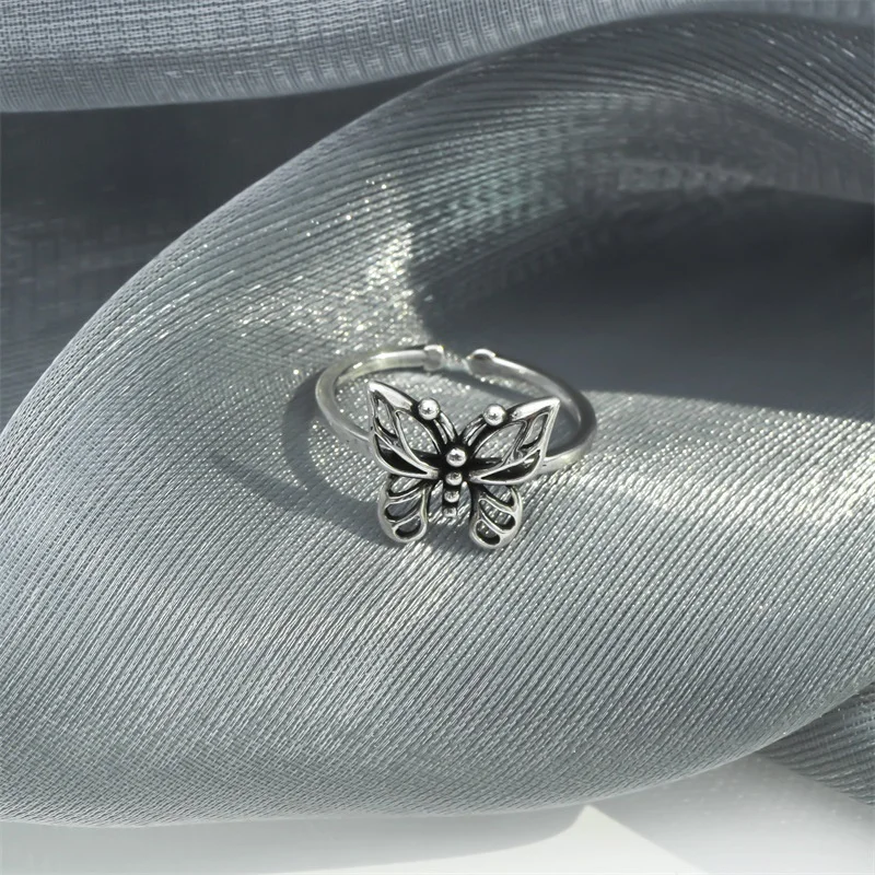 Vintage Chic Rabbit Animal Knuckle Rings for Women Charm Gothic Punk Frog Cat Octopus Opening Finger Rings Fashion Jewelry