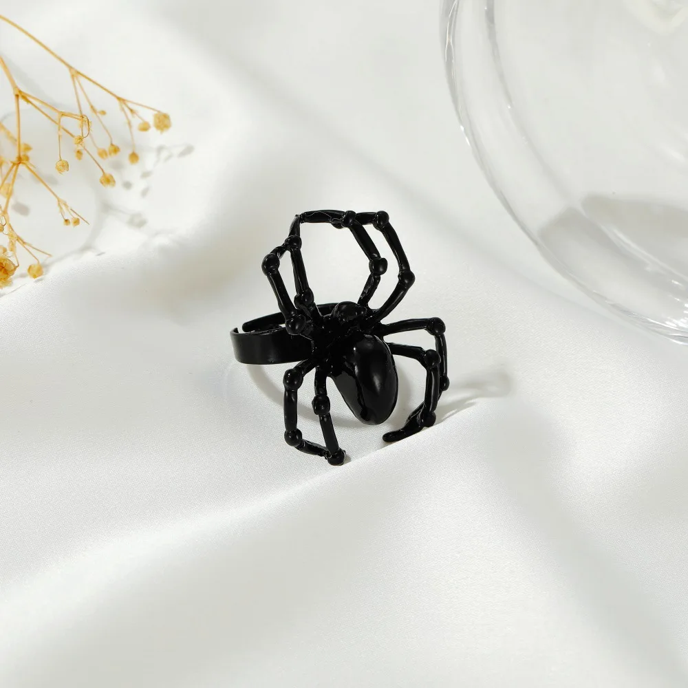 Vintage Chic Rabbit Animal Knuckle Rings for Women Charm Gothic Punk Frog Cat Octopus Opening Finger Rings Fashion Jewelry