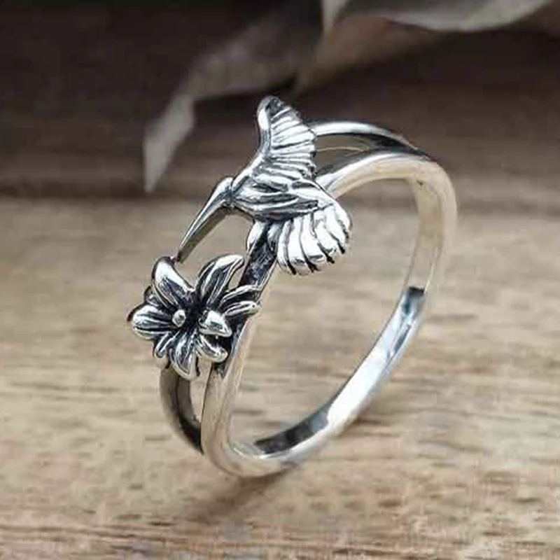 Vintage Chic Rabbit Animal Knuckle Rings for Women Charm Gothic Punk Frog Cat Octopus Opening Finger Rings Fashion Jewelry