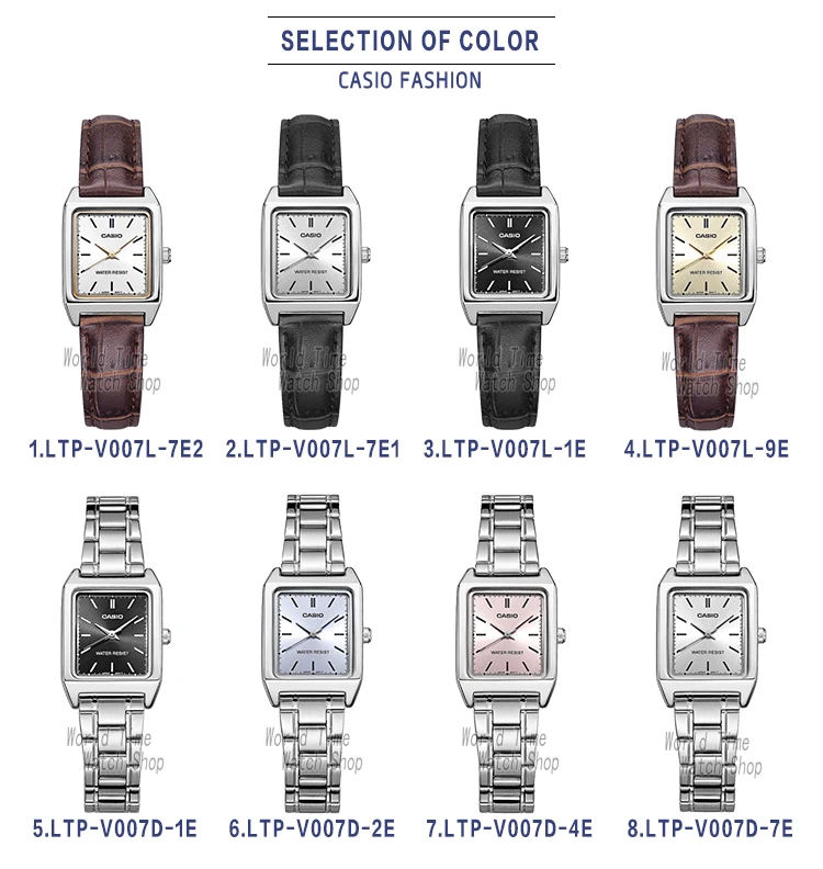 Casio Watch Women Watches Top Brand Luxury Set Waterproof Quartz Watch Women Ladies Watch Gifts Clock Sport Watch Reloj Mujer