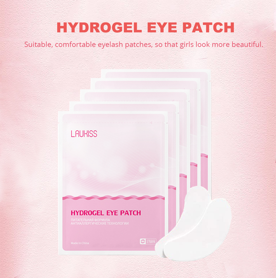 50pairs Eyelash Patches For Building Grafted Eyelash Pads Russian Packing Under Eyes Paper Stickers For Eyelash Extension