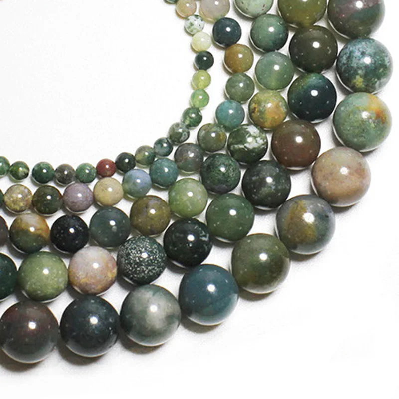Natural Stone Beads Lava Tiger Eye Agate Amethyst Turquoises Round Loose Spacer Beads for Jewelry Making Diy Bracelet Charms