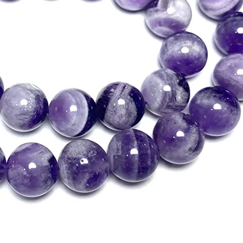 Natural Stone Beads Lava Tiger Eye Agate Amethyst Turquoises Round Loose Spacer Beads for Jewelry Making Diy Bracelet Charms