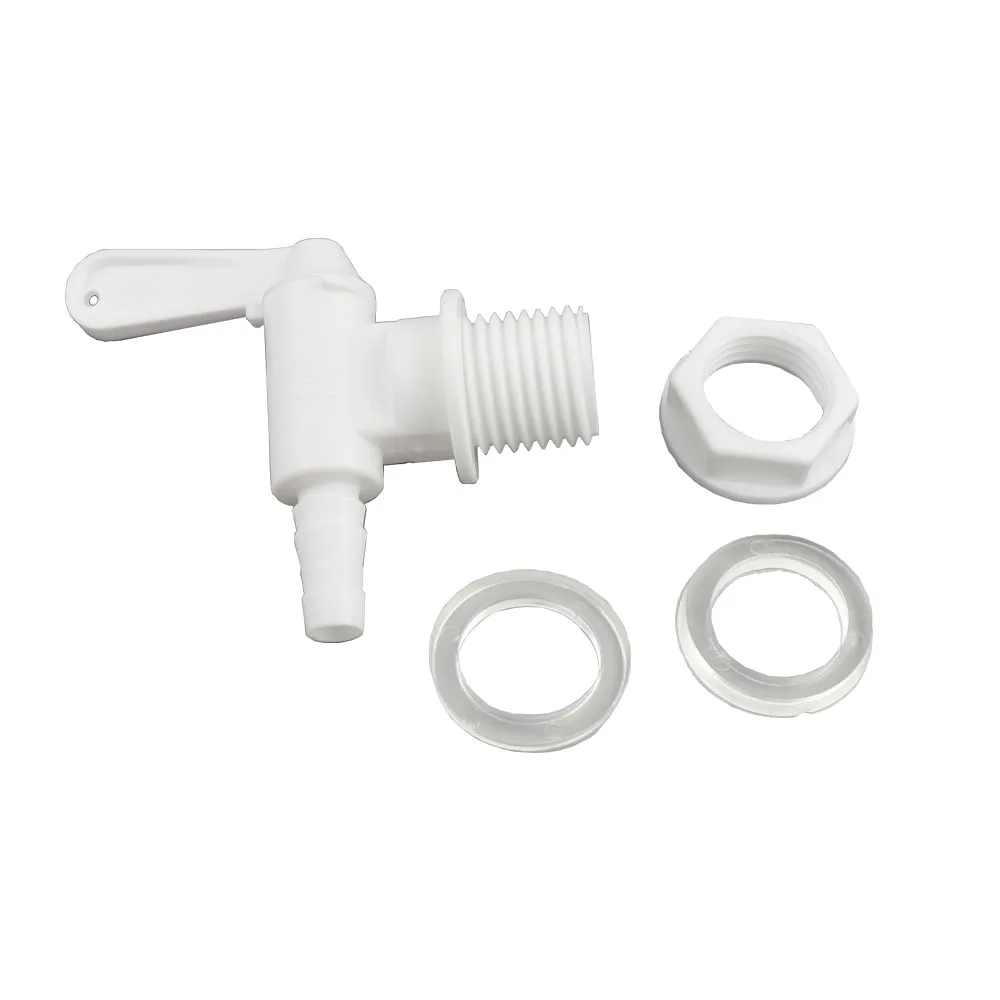 3pcs/lot White Plastic Spigot Bucket Bottling Spigot Fermenter Tap Faucet Replacement Homebrew Beer Wine Making Bar Tool