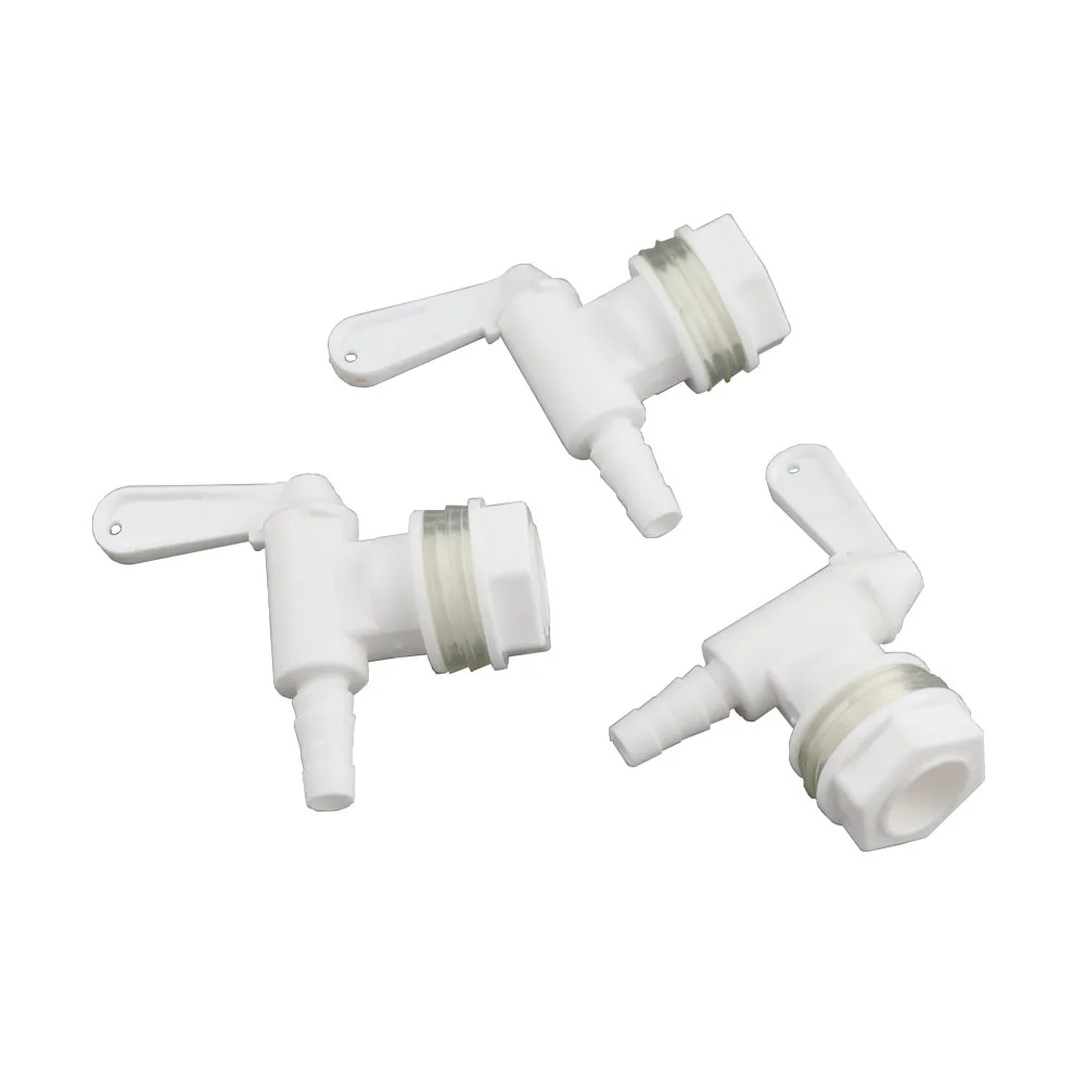 3pcs/lot White Plastic Spigot Bucket Bottling Spigot Fermenter Tap Faucet Replacement Homebrew Beer Wine Making Bar Tool