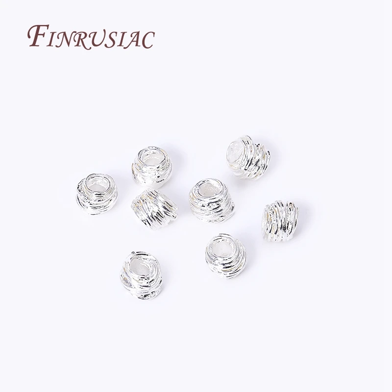 20/40/60Pcs 14K/18K Gold Plated Brass Weaving Ball Spacer Beads For DIY Bracelet Necklace Jewelry Making,Decorative Beads