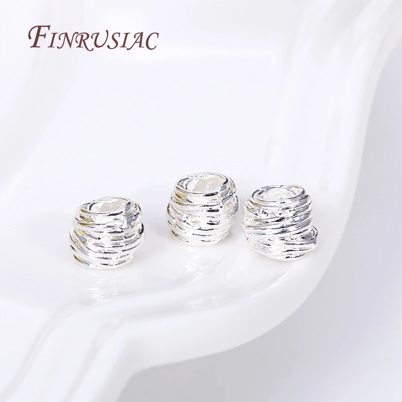20/40/60Pcs 14K/18K Gold Plated Brass Weaving Ball Spacer Beads For DIY Bracelet Necklace Jewelry Making,Decorative Beads