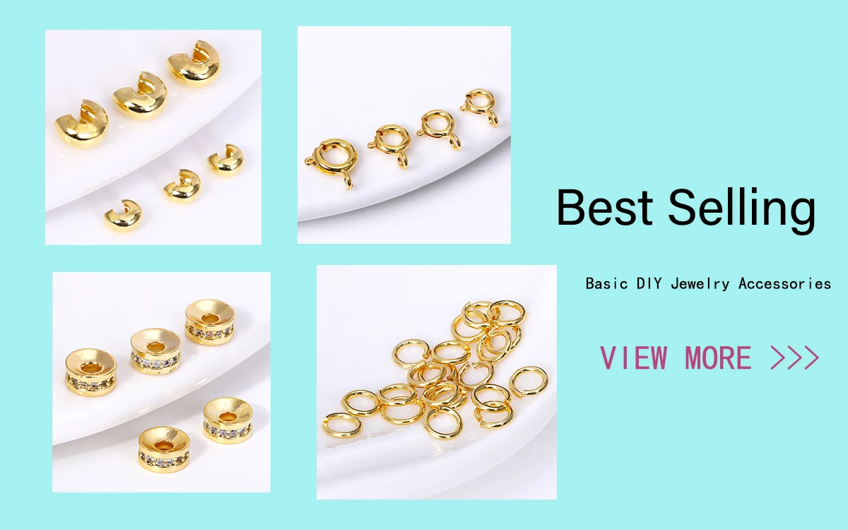 20/40/60Pcs 14K/18K Gold Plated Brass Weaving Ball Spacer Beads For DIY Bracelet Necklace Jewelry Making,Decorative Beads