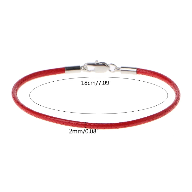 Lucky Simple Braided String Bracelets Kabbalah Bracelet Street Style Lobster Clasp Bracelet Charm DIY Jewelry Decoration Gifts