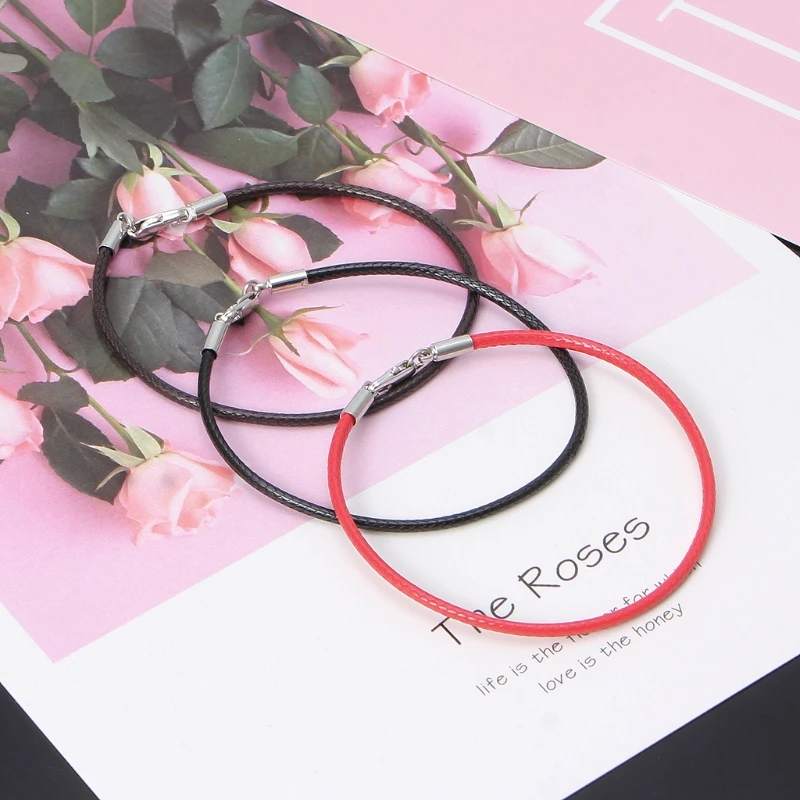 Lucky Simple Braided String Bracelets Kabbalah Bracelet Street Style Lobster Clasp Bracelet Charm DIY Jewelry Decoration Gifts