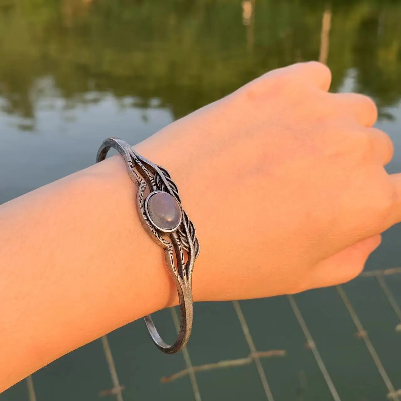 Natural Moonstone Bracelet Woman Man Wealthy Jewelry Luxury Elegant Romantic Simple Fine Jewelry